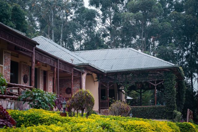 Pinewood Hotel — Hotel exterior at Rilbong, Shillong
