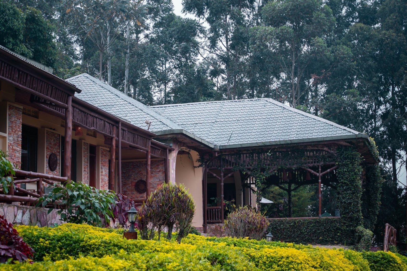 Pinewood Hotel — Hotel exterior at Rilbong, Shillong